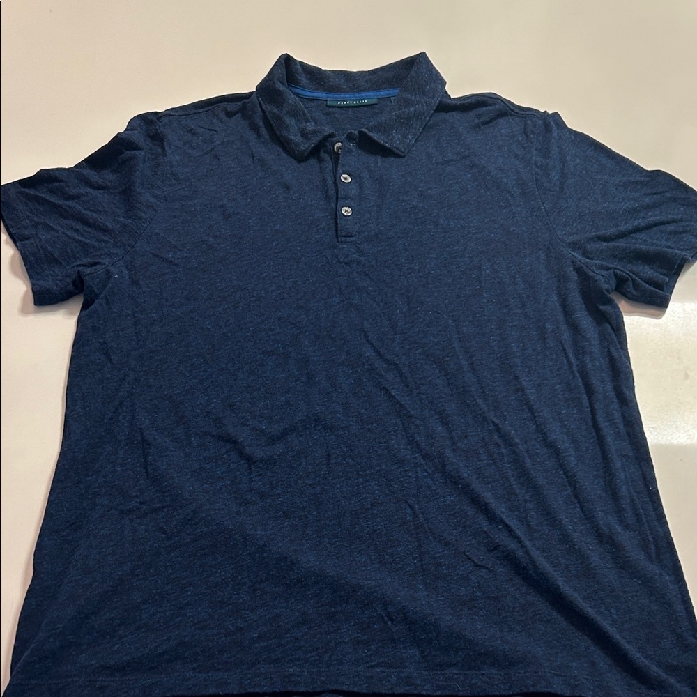 Perry Ellis Navy Polo Shirt